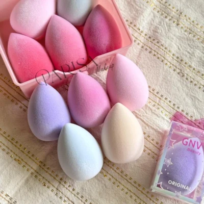 اسفنج آرایشی اشکی GNV Beauty مدل پرزدار