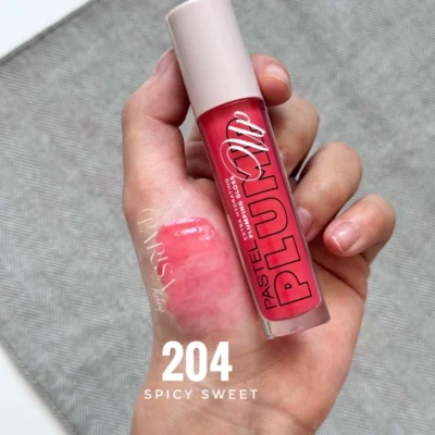 لیپ گلاس آبرسان و حجم دهنده لب پاستل PASTEL مدل Plump Up کد 204