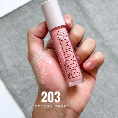 لیپ گلاس آبرسان و حجم دهنده لب پاستل PASTEL مدل Plump Up کد 203