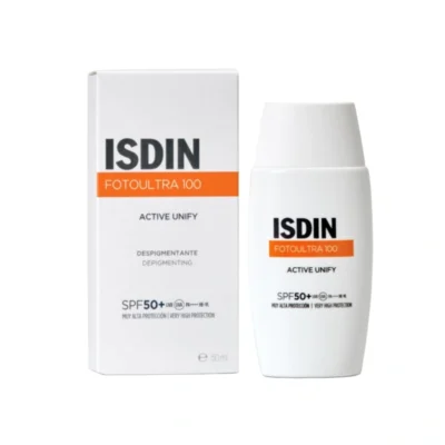 ضدآفتاب بی رنگ ضدلک SPF 50 ایزدین ISDIN مدل Active Unify