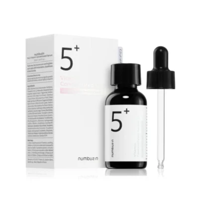 سرم ضدلک و روشن کننده حاوی گلوتاتیون numbuzin مدل 5+ Vitamin Concentrated Serum(30 میل)