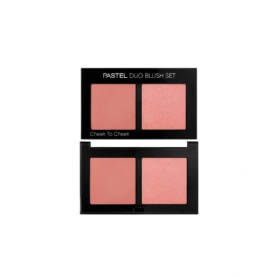 پالت رژگونه 2 رنگ پاستل PASTEL مدل Cheek To Cheek Duo Blush Set کد 10
