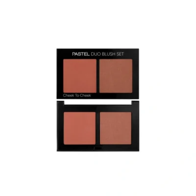 پالت رژگونه 2 رنگ پاستل PASTEL مدل Cheek To Cheek Duo Blush Set کد 20