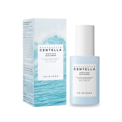 سرم مرطوب کننده سنتلا ماداگاسکار Skin1004 مدل Hyalu-Cica Blue Serum(50 میل)