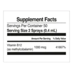 اسپری ویتامین B12 خوراکی فارماسی نوتریپلاس Nutriplus با طعم توت فرنگی(20 میل) - Image 2