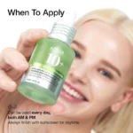 سرم تسکین دهنده و ضدالتهاب آزلائیک اسید و هیالورون آنوا Anua مدل Redness Soothing Serum(30 میل) - Image 4