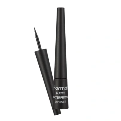 خط چشم کوزه ای مات و ضدآب فلورمار Flormar مدل Matte Waterproof Dipliner