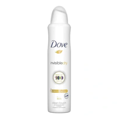 اسپری ضدتعریق 48 ساعته داو DOVE مدل Invisible Dry Tested On 100 Colors(250 میل)