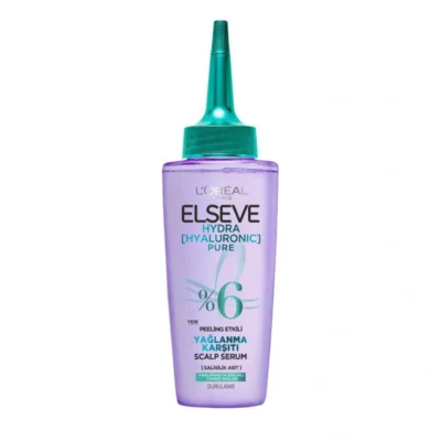 سرم لایه بردار و کنترل چربی کف سر لورآل Loreal مدل Hydra Hyaluronic Pure(102 میل)