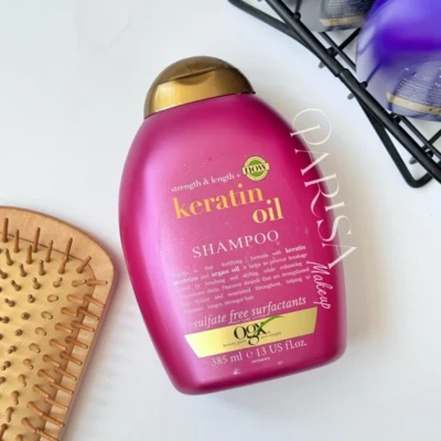شامپو ogx مدل keratin oil