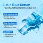 سرم رتینول آبی رفع کننده منافذ نامبوزین numbuzin مدل No.3 Blue Bio-Retinol Pore Refining Serum(30 میل) - Image 3