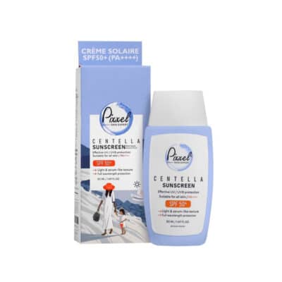 ضد آفتاب بی رنگ SPF50 سنتلا پیکسل Pixxel