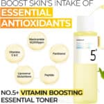 تونر اسنس روشن کننده نامبوزین numbuzin مدل No.5 Vitamin Boosting Essential Toner(200 میل) - Image 3