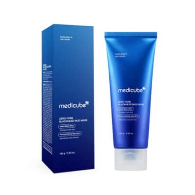 ماسک کنترل منافذ و ضد جوش سر سیاه مدی کیوب Medicube مدل Zero Pore Blackhead Mud Mask(100 گرم)