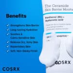 کرم مرطوب کننده و تقویت کننده سد دفاعی پوست خشک و حساس کوزارکس Cosrx مدل The Ceramide Skin Barrier Moisturizer(80 میل) - Image 6