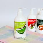 کرم دست پمپی مانالیا لایت Manalia Light مدل Argan Oil & Aloe Vera Extract