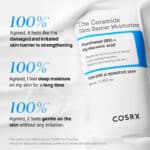 کرم مرطوب کننده و تقویت کننده سد دفاعی پوست خشک و حساس کوزارکس Cosrx مدل The Ceramide Skin Barrier Moisturizer(80 میل) - Image 5