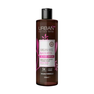 شامپو مغذی اوربان کر URBAN Care حاوی کراتین و روغن آرگان(350 میل)
