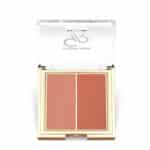 پالت رژگونه پودری دو رنگ گلدن رز مدل Iconic Blush Duo کد 02(رنگ Peachy Coral)