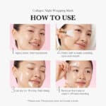 ماسک شب مرطوب کننده و جوانساز کلاژن مدی کیوب Medicube مدل Collagen Night Wrapping Mask(75 میل) - Image 4