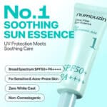 اسنس ضدآفتاب SPF50 نامبوزین numbuzin حاوی سنتلا و هیالورونیک اسید مدل No.1 Clear Filter Sun Essence(50 میل) - Image 5