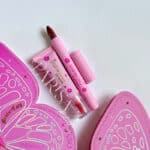 ست لیپ گلاس و رژلب مدادی مدل پروانه - Image 3