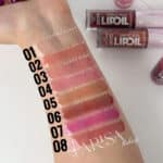 روغن لب رنگی طعم دار گلدن رز مدل Sweet Kiss Lip Oil کد 05 (رنگ Mocha Mousse Latte) - Image 2