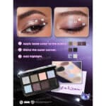 پالت سایه 8 رنگ شیگلم SHEGLAM کالکشن Catwoman مدل Feline Fatale Palette - Image 5