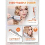 دستگاه ویو کننده مو شیگلم SHEGLAM سایز 19mm مدل Beach Babe Hair Waver - Image 2