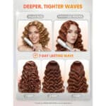 دستگاه ویو کننده مو شیگلم SHEGLAM سایز 19mm مدل Beach Babe Hair Waver - Image 9