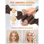 دستگاه ویو کننده مو شیگلم SHEGLAM سایز 19mm مدل Beach Babe Hair Waver - Image 5
