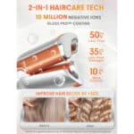 دستگاه ویو کننده مو شیگلم SHEGLAM سایز 19mm مدل Beach Babe Hair Waver - Image 6