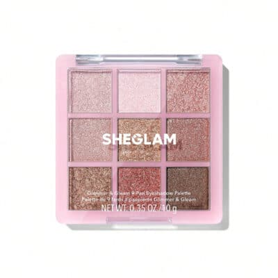 پالت سایه 9 رنگ شیگلم SHEGLAM رنگ Glimmer & Gleams