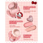 سایه طبقاتی 3 رنگ شیگلم SHEGLAM کالکشن هلو کیتی مدل Hello Kitty Darling Dear Shadow Stack رنگ Sugar Cookie - Image 6