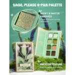 پالت سایه 8 رنگ شیگلم SHEGLAM مدل Please 8-Pan Palette رنگ Sage - Image 6