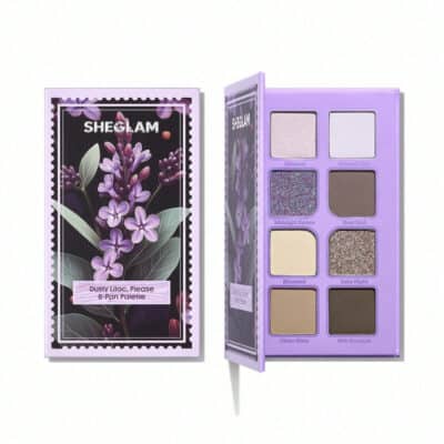 پالت سایه 8 رنگ شیگلم SHEGLAM مدل Please 8-Pan Palette رنگ Dusty Lilac