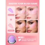 رژگونه مایع شیگلم SHEGLAM مدل Color Bloom رنگ Lilac Dream - Image 3