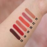 پک 6 عددی رژلب مینی گلدن رز مدل Velvet Matte Lipstick رنگ Mix 1 - Image 3