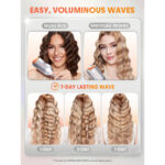 دستگاه ویو کننده مو شیگلم SHEGLAM سایز 25mm مدل Beach Babe Hair Waver - Image 3