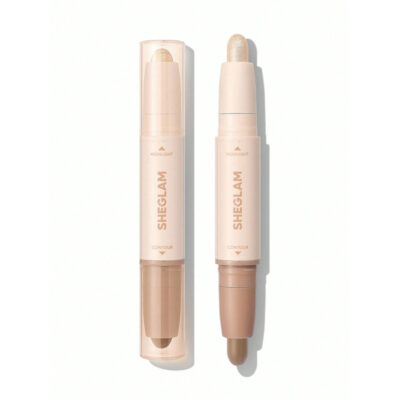 کانتور و هایلایتر استیکی دو طرفه شیگلم مدل Sheglam 2-IN-1 Contour & Highlight Stick رنگ Soft Tan