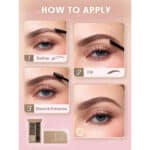 پالت 3 عددی سایه ابرو شیگلم Sheglam مدل Puff Brow Palette رنگ Charcoal - Image 4