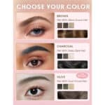 پالت 3 عددی سایه ابرو شیگلم Sheglam مدل Puff Brow Palette رنگ Charcoal - Image 6