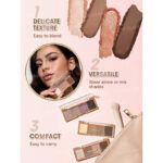 سایه چشم چهارتایی شیگلم SHEGLAM مدل The Essentials Pocket رنگ Serene - Image 5