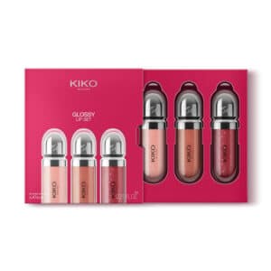 ست 3 عددی لیپ گلاس کیکو میلانو Kiko Milano مدل Glossy Lip Set کد 03