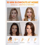 برس پیچ حرارتی حجم دهنده مو شیگلم Sheglam سایز 72mm مدل Blowout Bliss Volumizing Hot Air Brush - Image 5