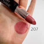رژلب جامد براق گلدن رز مدل Silky Shine کد 207