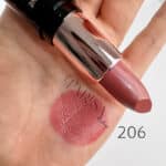 رژلب جامد براق گلدن رز مدل Silky Shine کد 206