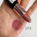 رژلب جامد براق گلدن رز مدل Silky Shine کد 203
