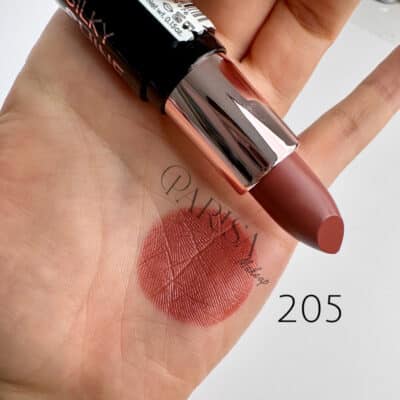 رژلب جامد براق گلدن رز مدل Silky Shine کد 205