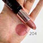 رژلب جامد براق گلدن رز مدل Silky Shine کد 204
